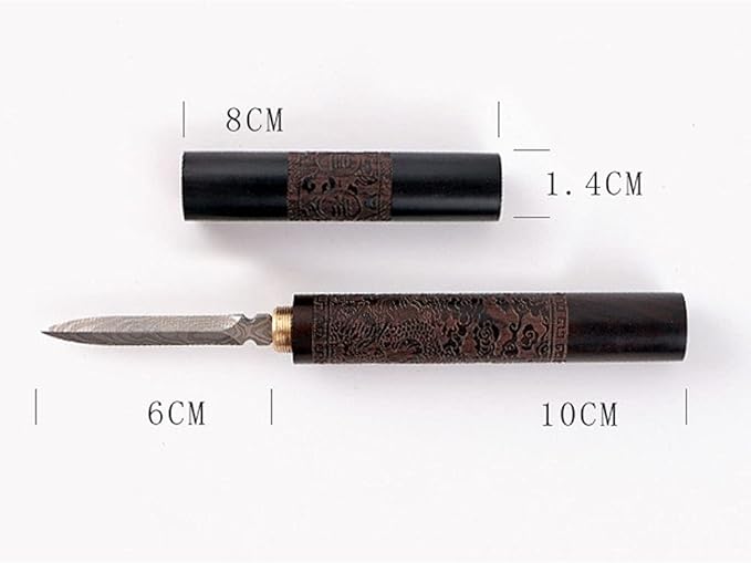 haowei 1Pcs Stainless Steel with Wooden Handle Puer Puerh Tea Knife Needle Ice Pick Tea Cake Pick Tool for Breaking Prying Brick for Kitchen Bars Bartender