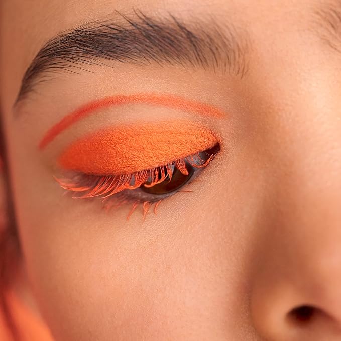 3INA The Color Pen Eyeliner 188 - Ultra Fine Tip 14H Orange Longwear Liquid Liner - Vibrant Colors, Matte, Smudgeproof, Flake Proof Eye Makeup - Cruelty Free, Paraben Free, Vegan Cosmetics - Orange