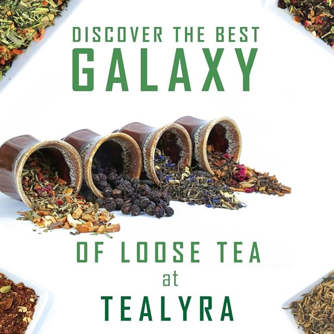Tealyra - Strawberry Orange Sunrise - Hibiscus Strawberry Lemongrass - Herbal Fruity Loose Leaf Tea - Vitamins and Antioxidants Rich - Low Caffeine - All Natural - 112g (4-ounce)