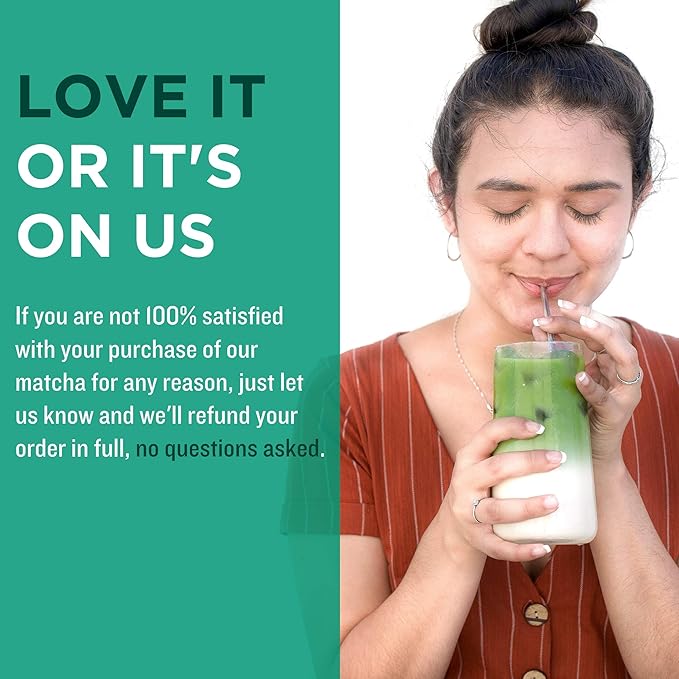 Jade Leaf Matcha Organic Premium Ceremonial Grade Matcha Green Tea Powder - Japanese - Culinary, Ingredient, Ceremonial Barista Teahouse, Latte, Collagen, 0.35 Ounce (Pack of 100), Matcha Latte