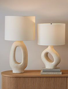 Ceramic & Wood Lamps