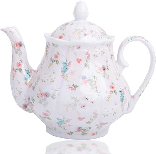 European Style Ceramic Teapot Coffee Pot Water Pot Porcelain Vintage Gift Tea Pot - Camille Rose