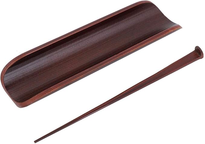 TOPINCN Tea Ceremony Utensil Tools Set Chinese Gong Fu Tea Tool Tea Tools Medium Size Tools -Roast Red Two-Piece