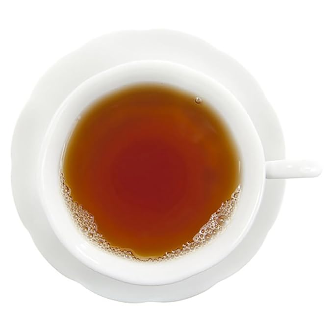 Dorian Grey Blend Black Loose Leaf Tea Pouches - 4oz | Earl Grey with Caramel and Floral Notes | Apple Calendula Elderblossom Infused | English Tea Store Inspired by Oscar Wilde