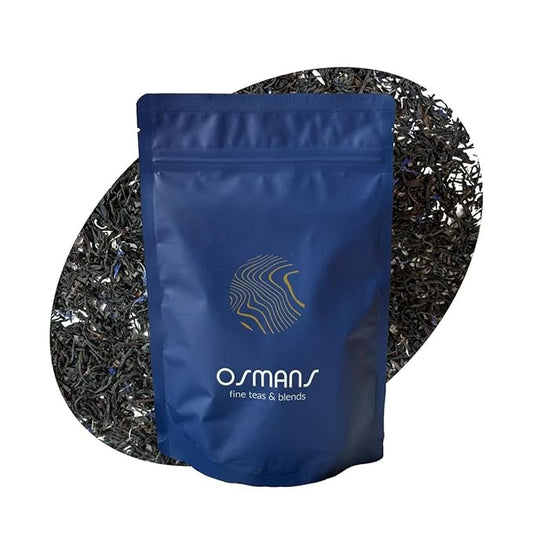 Osmans Creamy Earl Grey Black Tea – Premium Loose Leaf, Bergamot & Vanilla Blend, Smooth & Aromatic, 3oz