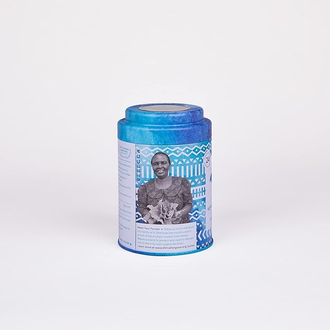 JusTea Kenyan Earl Grey | Pyramid Compostable Tea Bags | Black Tea | 12+ Cups | High Caffeine | Award-Winning | Fair Trade | Non-GMO