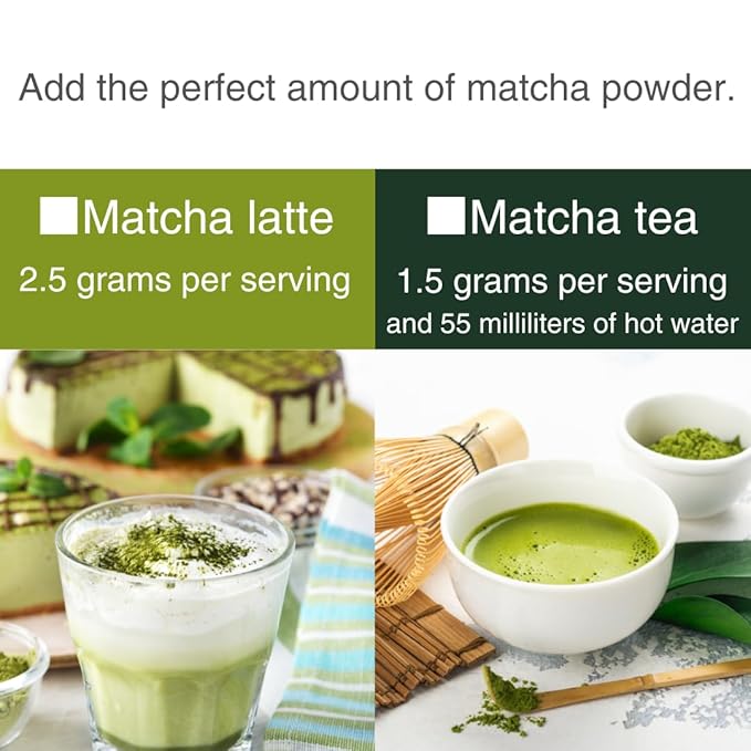 Matcha Powder Japanese highest grade Ceremonial Grade Matcha Green Tea Powder, From Shizuoka, Japan Kanematsu Seicha Brand (50g/1.76oz)