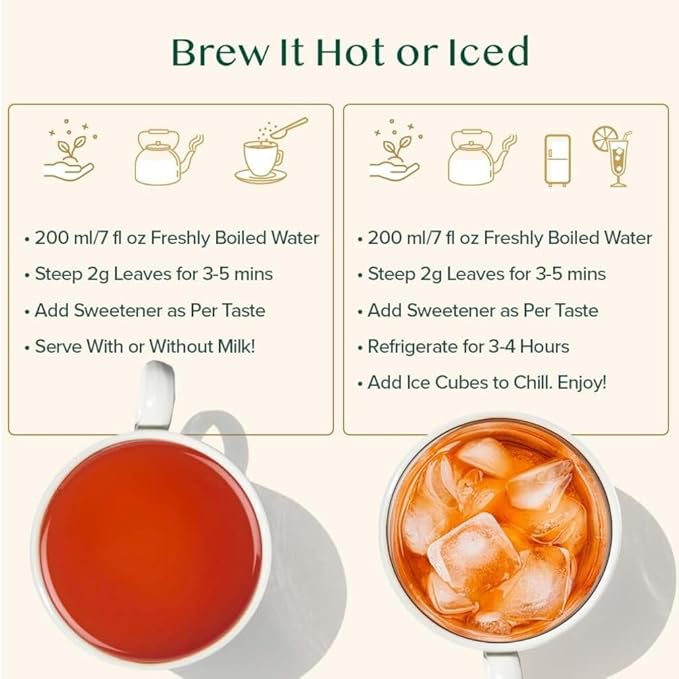 VAHDAM, Earl Grey Tea Loose Leaf 170+ Cups (340g/12oz) Citrusy & Delicious Black Tea blended with 100% Natural Oil of Bergamot | Brew Hot/Iced Tea