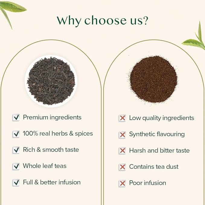 VAHDAM, Earl Grey Tea Loose Leaf 170+ Cups (340g/12oz) Citrusy & Delicious Black Tea blended with 100% Natural Oil of Bergamot | Brew Hot/Iced Tea