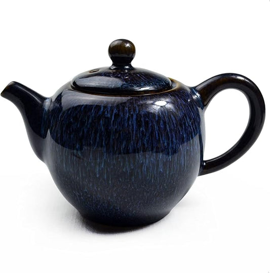 Porcelain Teapot 9oz Chinese Traditional Craft Colour Glaze ceramic Tea Pot for Gongfu Tea Set