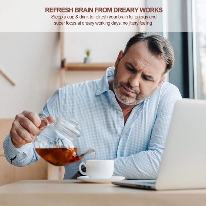 SANRAN Pu erh tea, Aged Ripe Puerh Tea Cake, Chinese Yunnan Fermented Pu Erh Black Teas, 7.1oz/Pack