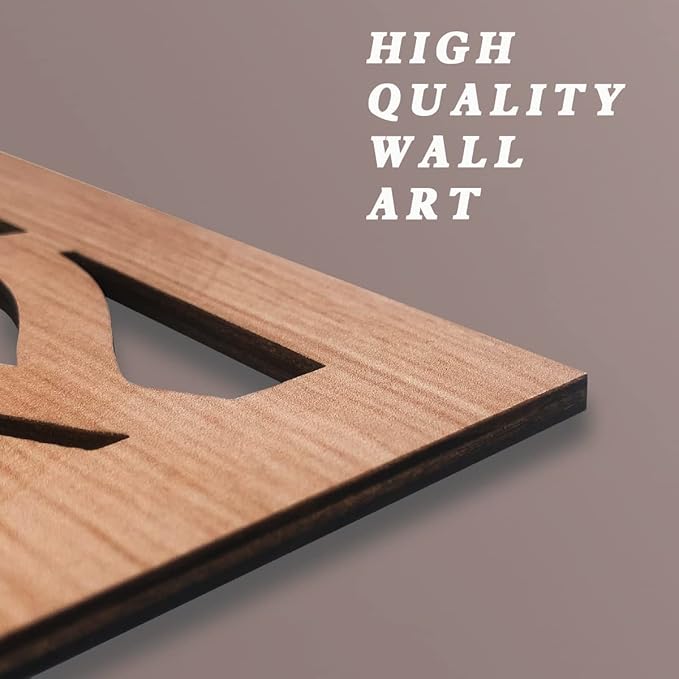 IARTTOP Large Wood Tropical Wall Art 15.9X32 Inch Carved Palm Leaves Wall Decor Coastal Leaf Monstera Plant Wall Sculptures for Living room Bedroom Set of 3