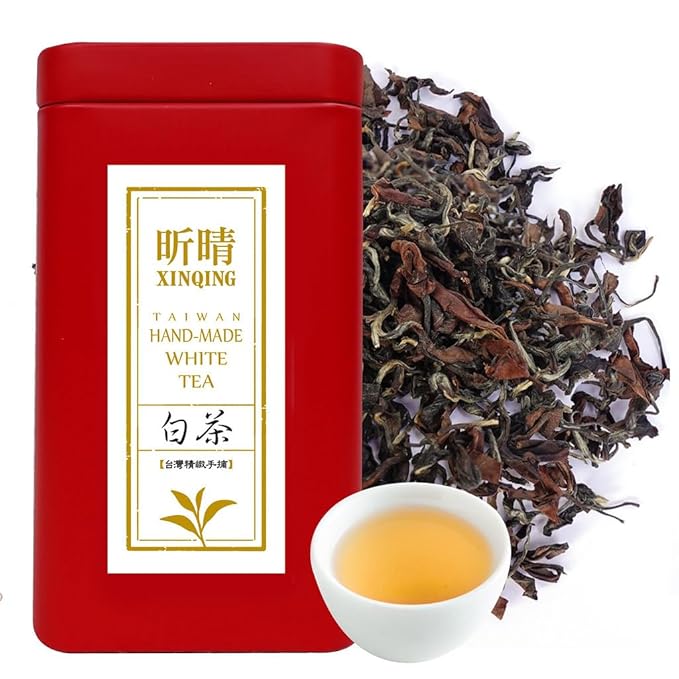 Xin Qing White Oolong Tea Oriental Beauty Tea Taiwan High Mountain Tea Taiwan Gaoshan Ulong Tea Taiwan Oolong Tea Loose Leaf Oolong Tea White Tea 75g