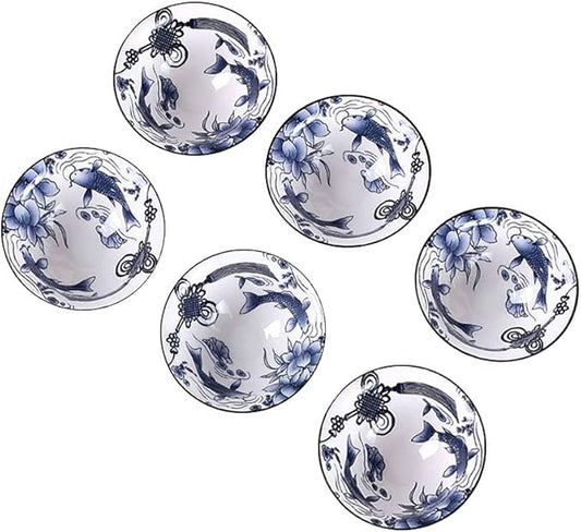 ZooBoo Elegant Porcelain Chinese Tea Set, 6-Piece Gift Box Set Tea Ceremony Set