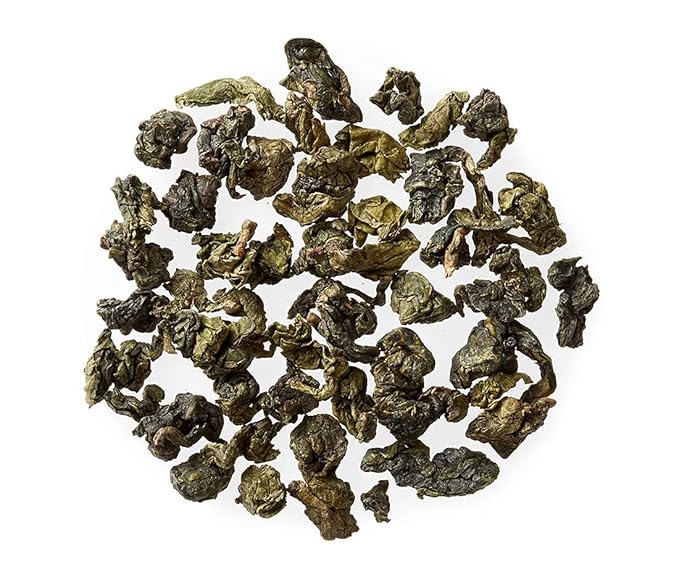 Golden Moon Tea Tie Guan Yin Oolong Tea - Organic Green Tea - Wulong Variety - Loose Leaf, Non-GMO - Half Pound (92 Servings)