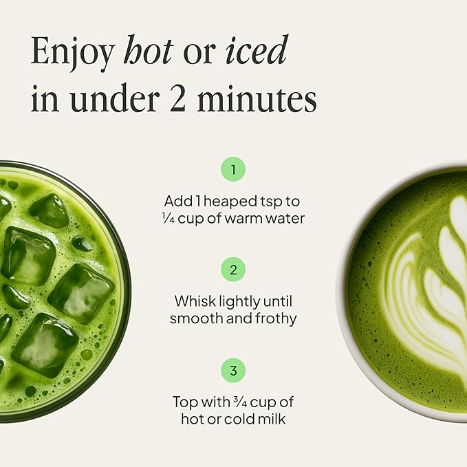 Morning Made Original Ceremonial Grade Matcha Powder | 8.46oz (240g) Resealable Tin | 60 Servings Premium Japanese Green Tea | Sweetened with Organic Sugar | Rich in Antioxidants & Energy Boosting