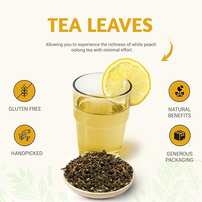 Fanale Premium White Peach Oolong Tea (500g / Bag) | TRO006