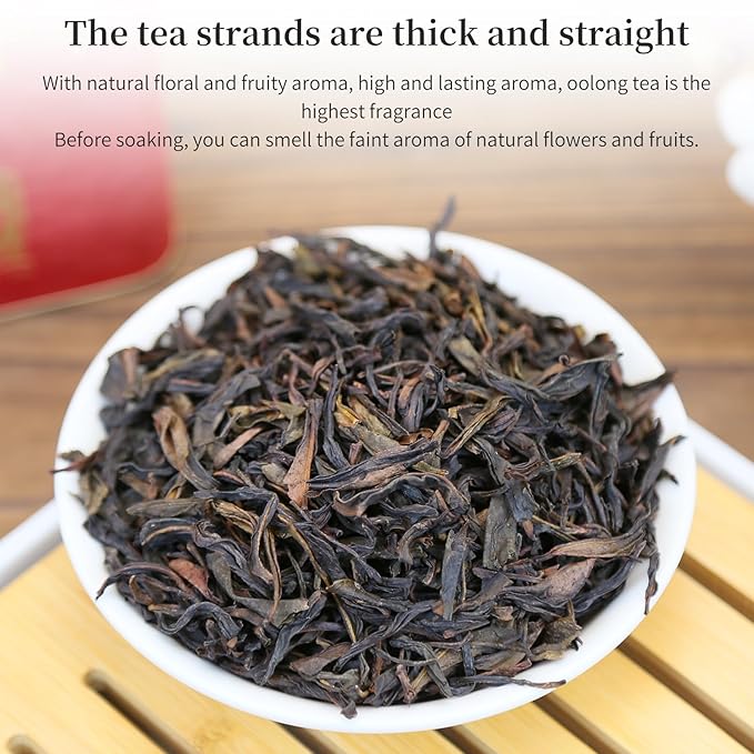 XIXICHA Phoenix Dancong Oolong Tea 120g/4.23oz Honey Orchid Mi Lan Xiang Phoenix Oolong Tea Loose Leaf Chinese Tea Chinese High Mountain Strong Floral Flavor 特级凤凰单枞 乌龙茶 单丛茶 潮州乌岽单枞茶叶
