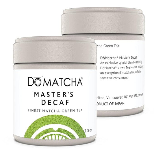 DoMatcha, Master's Decaf Matcha Powder, Authentic Japanese Green Tea, Ceremonial Grade, 30g