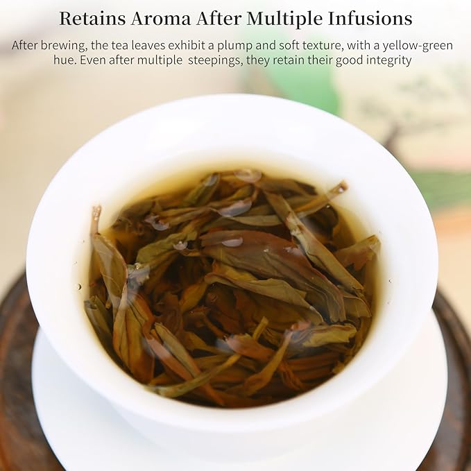 Yuexi Phoenix Oolong Tea Loose Leaf Ya Shi Xiang Dancong Tea Loose Leaf 4.23oz/120g Top-grade Chaozhou Phoenix Mountain Tea Rich Flavor 凤凰单枞 鸭屎香 潮州乌岽乌龙茶 单枞茶叶鸭屎香