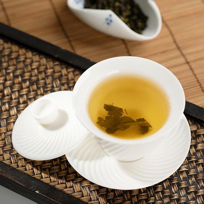 WHF Milk Oolong Tea, Premium Taiwan Ali Mountain Jin Xuan Hand-picked Loose Leaf, Medium Caffeine, 12 Ounce