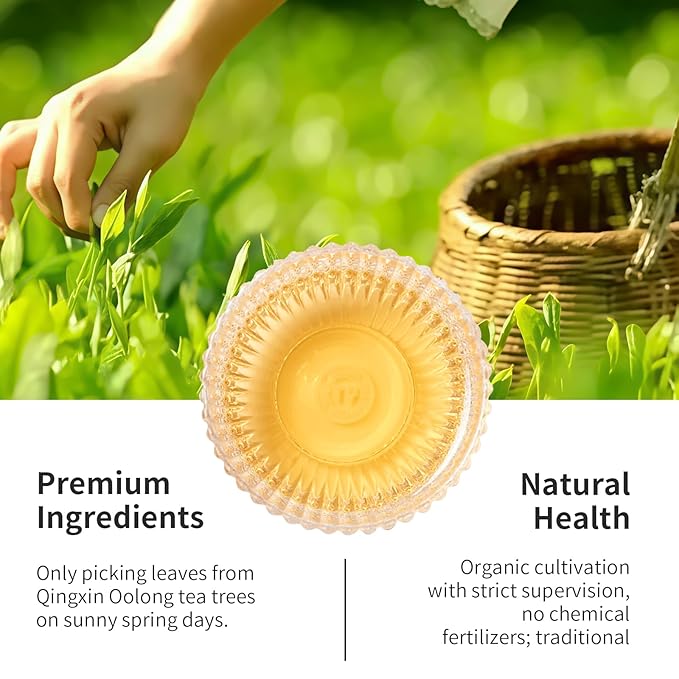 CHADUODUO Dong Ding Oolong Tea Loose Leaf Taiwan High Mountain Oolong Tea Taiwanese Tung Ting Gaoshan Ulong Tea 150g 5.3oz from Lugu Township Orchid Aroma 凍頂乌龙茶 乌龙茶