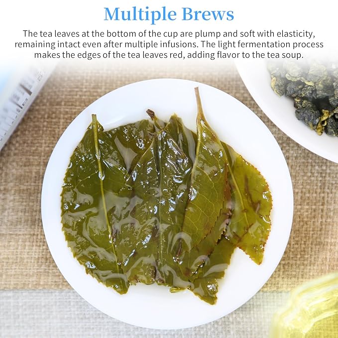 Yuexi Milk Oolong Tea Authentic Taiwanese High Mountain Tea Premium Taiwan Jin Xuan Loose Leaf Naturally Milky Cream Aroma 150g(5.29oz) Taiwan Ulong 奶香乌龙茶 台灣烏龍茶