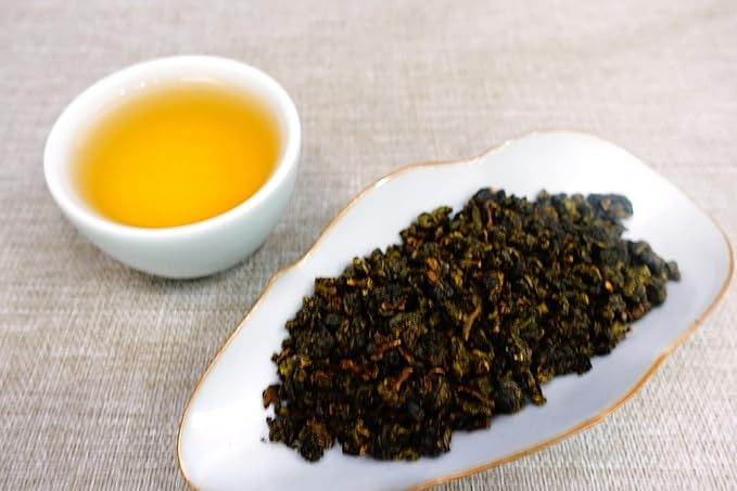Xin Qing Taiwan Oolong Tea Taiwanese High Mountain Oolong Tea Taiwan Gaoshan Ulong Tea Loose Leaf Oolong 200g/7.05oz