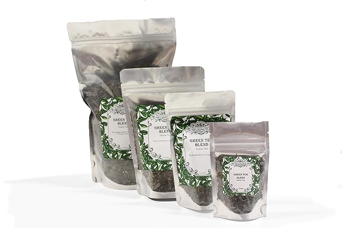 Nelson's Tea Peach Blossoms Loose Leaf Tea - Cut & Sifted White & Black Tea Loose Leaf with Rose Hip, Jasmine Buds, and Dried Peaches (Sample 0.3 Oz)