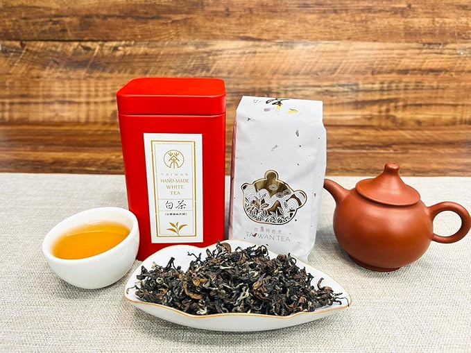 Xin Qing White Oolong Tea Oriental Beauty Tea Taiwan High Mountain Tea Taiwan Gaoshan Ulong Tea Taiwan Oolong Tea Loose Leaf Oolong Tea White Tea 75g