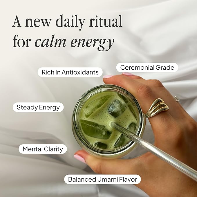 Morning Made Cinnamon Flavored Ceremonial Grade Matcha Powder | 8.46oz (240g) Resealable Tin | 60 Servings Premium Japanese Green Tea | Sweetened with Organic Sugar | Rich in Antioxidants & Energy Boosting