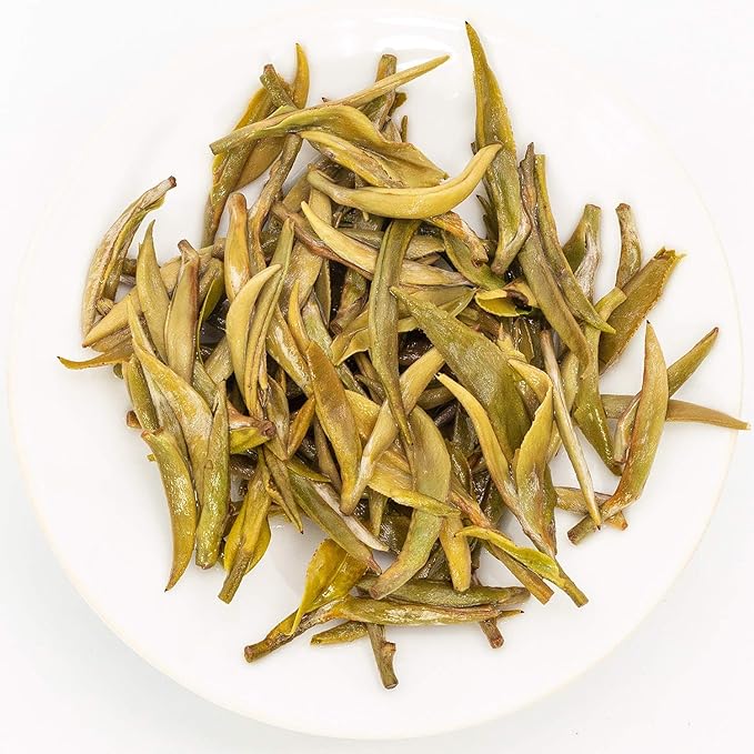 Oriarm Fuding Silver Needle White Tea Loose Leaf - Bai Hao Yinzhen Chinese Silver Tips Tea 2nd Grade - 250g (8.82-ounce)