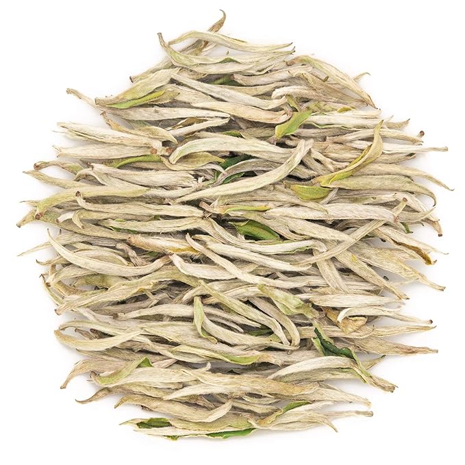 Oriarm Fuding Silver Needle White Tea Loose Leaf - Bai Hao Yinzhen Chinese Silver Tips Tea 2nd Grade - 250g (8.82-ounce)