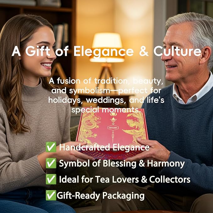 Hand-made Dragon and Phoenix Color-changing Purple Clay Teapot Zisha Tea Pot Kung Fu Tea Set Tea Lover‘s Gift (Teapot+2*Cups)