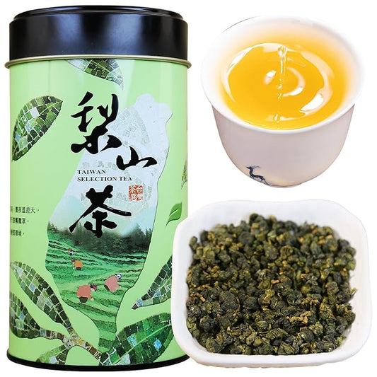 XIXICHA Lishan Oolong Tea Taiwan High Mountain Oolong Tea Loose Leaf Taiwan Lishan Tea Taiwaness Gaoshan Ulong Tea Formosa 梨山茶 梨山高冷茶 台湾茶 台湾高山茶 乌龙茶 5.3oz/150g