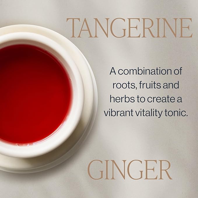 Rishi Tea Tangerine Ginger Herbal Tea - Organic Loose Leaf Tea, Caffeine Free Digestive Tea Blend with Hibiscus, Spicy Ginger & Citrus - 16 Ounces, 50+ Servings