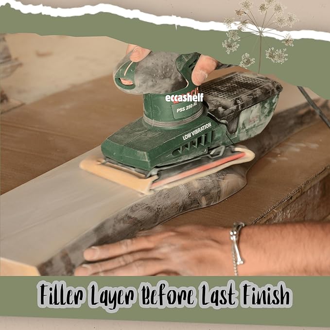 EccaShelf Rustic Live Edge Floating Shelves for Wall, Solid Wood Floating Shelf for Room, Natural Wood Wall Shelves for Bathroom, Floating Real Walnut Wood Shelf (37'' x 10'')