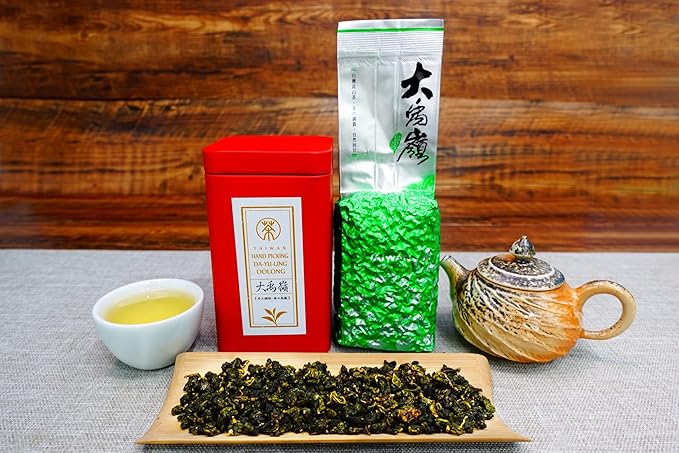 Xin Qing Dayuling Oolong Tea Dayuling Tea Taiwan Mountain Oolong Te Taiwan Gaoshan Ulong Tea Taiwanese Oolong Tea 200g/7.05oz