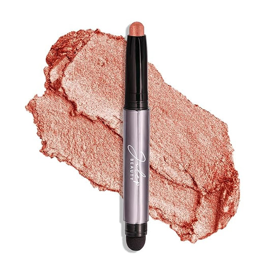 Julep Eyeshadow 101 Cream-to-Powder Waterproof Shadow Stick – Tiger's Eye Shimmer – Long-Lasting, Crease-Proof, Golden Orange Shimmer Cream Eyeshadow with Built-in Smudger