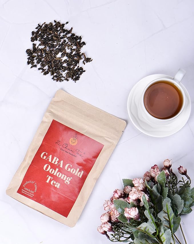 GABA Gold - Organic Oolong Super Tea, Loose Leaf - 100% Natural Grown and Processed - 3.5 ounces