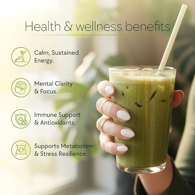 Organic Japanese-Style Matcha Powder – Premium 6A Ceremonial Grade | Antioxidant Rich | Vegan, Smooth & Energizing | 100g – 50 Servings