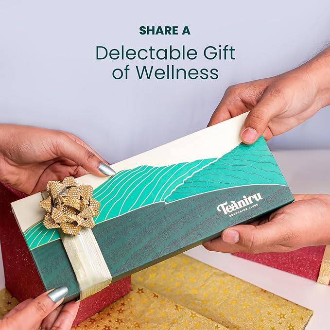 Teaniru, Novelty Tea Collection | 3 Loose Leaf Tea Sampler | Tea Variety Pack - Assortment of Green, Herbal & Black Tea | Gluten Free & Sugar Free | Tea Gift Set for Men & Women | Thanks Giving