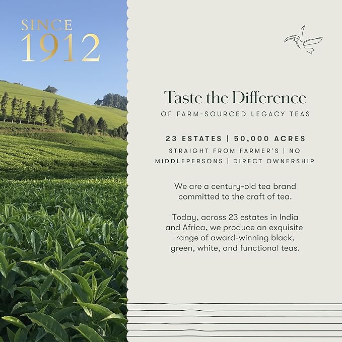 Luxmi Estates Tokyo Green Organic Green Tea (25 Tea Bags) Tea Bags For Relaxing, Calming, and Stress Relief, With Certified Organic Darjeeling Makaibari Green Tea