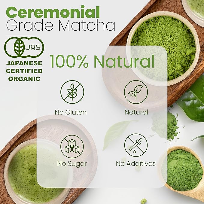Matcha Wellness Superior Culinary Grade Organic Matcha Powder – 3.5oz Authentic Japanese Green Tea Powder from Kyoto – Perfect for Matcha Lattes, No Additives, Unsweetened