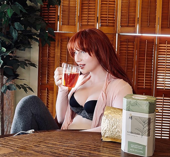 GABA Gold - Organic Oolong Super Tea, Loose Leaf - 100% Natural Grown and Processed - 3.5 ounces